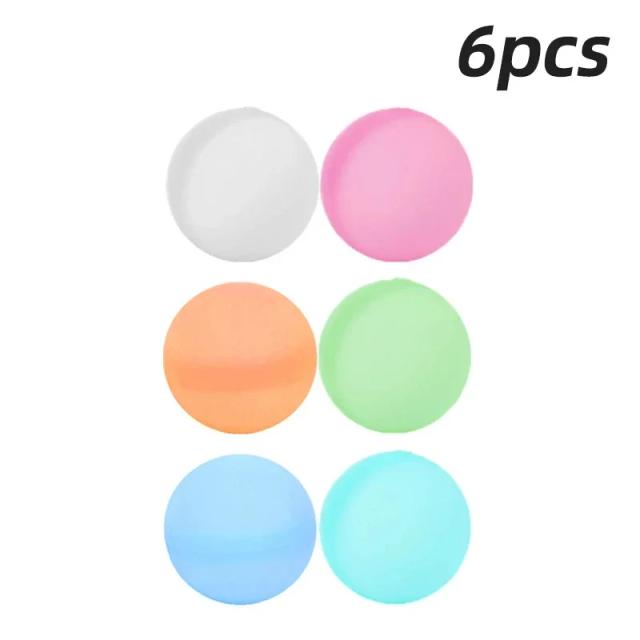 Balões de Água Reutilizáveis de Silicone - Brinquedo de Enchimento Rápido para Diversão no Verão