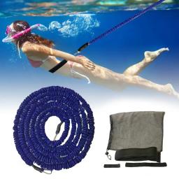 Cinto de resistência de natação 4m ajustável piscina cinto de natação para natação bungee cabo para natação cross-training água reabilitativa - Image 1