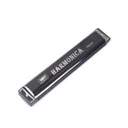 1pc profissional 24 buraco harmônica boca órgão de metal para iniciantes instrumentos musicais harpa harmônica harmônica blues - Image 4