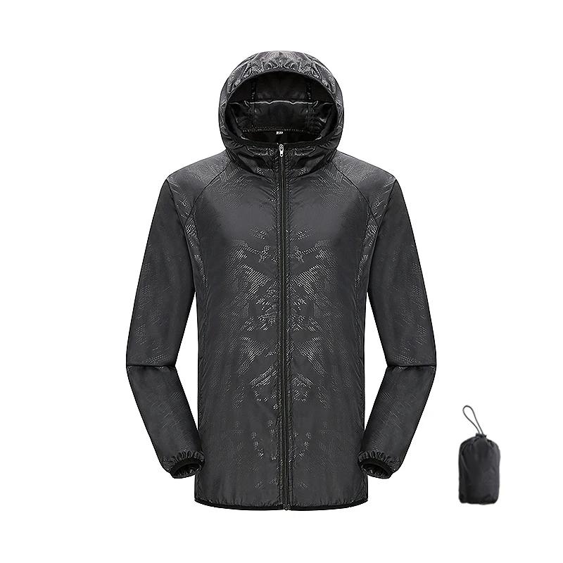 JNLN-Jaquetas impermeáveis para homens e mulheres, Quick Dry, Camping Windbreaker, Unisex Outdoor Trekking Raincoat, Roupas anti UV embaláveis - Image 1