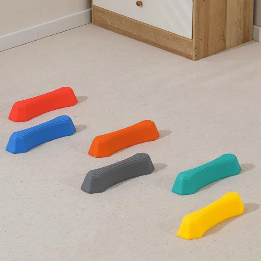 Esportes ao ar livre, crianças, 6 cores, viga de equilíbrio infantil, equipamento tátil, tracção sensorial, prenda de aniversário - Image 1