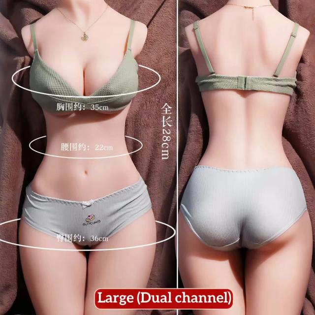 Boneca de Silicone para Masturbação Masculina - Torso Metade do Corpo - 1.4kg