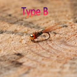 Bimoo 6PCS # 16 farpado cabeça de contas de tungstênio gabarito ninfa fly faisão cauda pia rápida molhado euro perdigon ninfa mosca truta iscas de pesca - Image 6