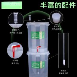 Fermentação transparente com fundo cônico, barril em forma de v com fundo engrossado para cerveja e vinho em casa - Image 5