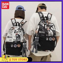 Luffy Anime Figura Mochila para Adolescentes, Mochila de Viagem dos Desenhos Animados, Mochilas de Grande Capacidade para Estudantes, Meninas e Meninos, One Piece - Image 1
