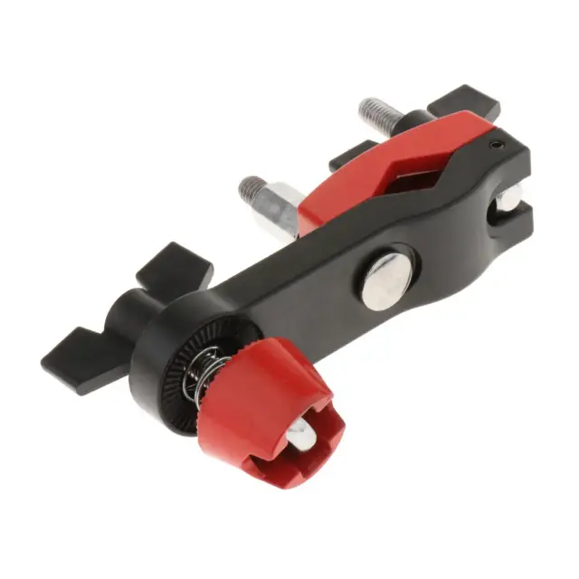 Kit Completo de Acessórios para Bateria: Suporte de Conexão, Braço para Prato e Grampos Multifuncionais