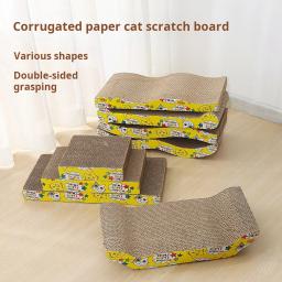 Papel ondulado Cat Scratch Board, Cat Nest, Mint Brinquedos, Sofá Almofada Cama, Pet Supplies, Novo - Image 2