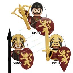 Medieval morte asgard guarda guerreiro blocos de construção acessórios armadura escudo espada figuras ação brinquedos crianças presentes kt1044 - Image 3