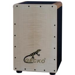 Gecko-Cajon tambor para iniciantes, instrumento de percussão, placa única, caixa de madeira maciça, estilo portátil, mão batida - Image 1