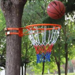 Conjuntos de cesta de basquete para crianças, 35/45cm, anel montado na parede, aro de parede, cesta suspensa, rede, resistente ao desgaste, suprimentos de basquete - Image 1