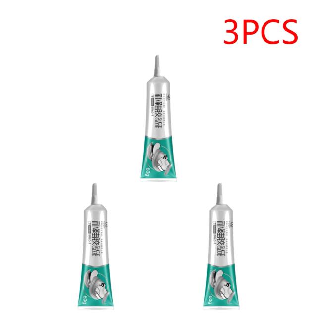 Cola de Silicone Líquida Extra Forte e Impermeável para Reparação de Calçados e Selagem Universal