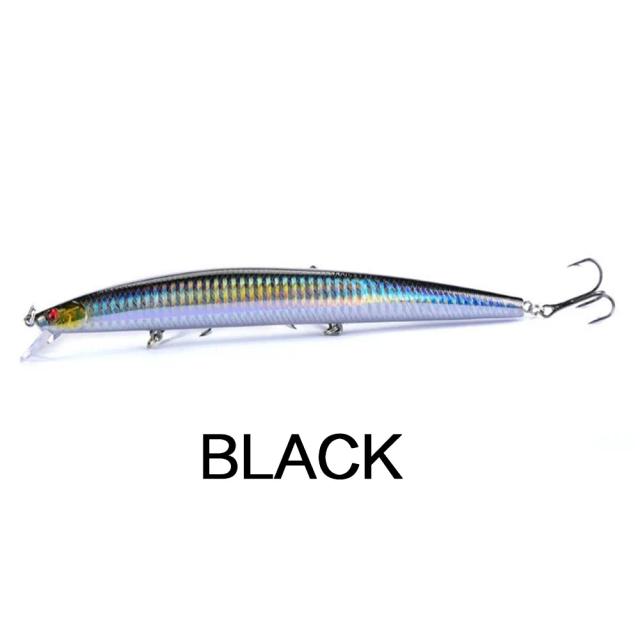 Flysand Iscas de Pesca Crankbait 18cm 24g Laser Minnow para Pesca em Água Doce e Salgada