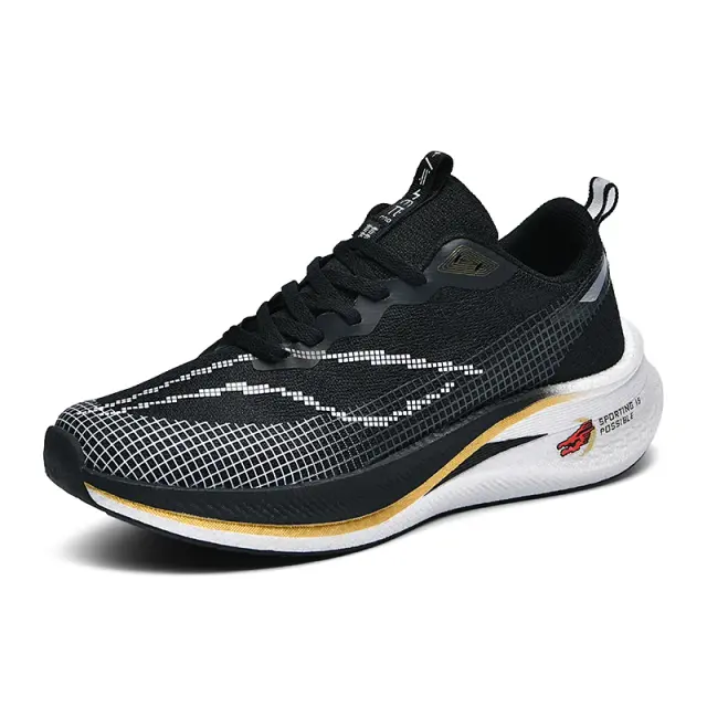 Tênis de Corrida Ultra Leve com Placa de Carbono para Homens - Edição Limitada Pipoca Esportiva