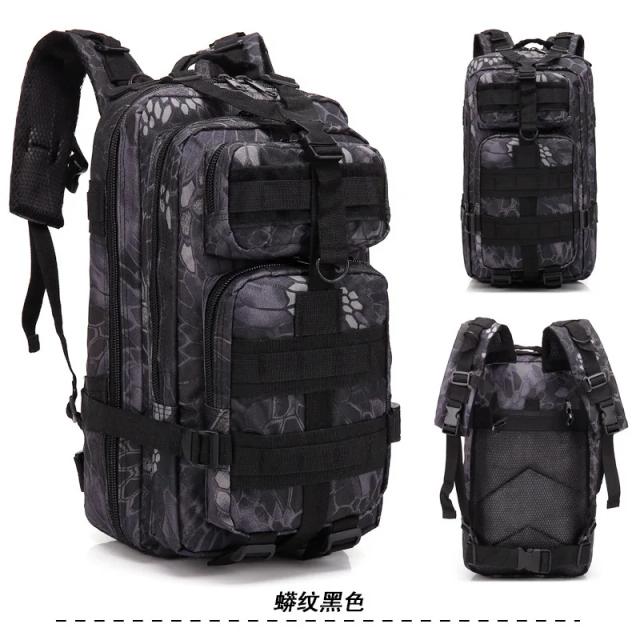 Mochila Tática Militar Impermeável 30L para Camping e Caminhadas ao Ar Livre
