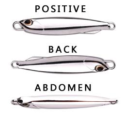 12 pc/lote metal gabarito iscas de pesca 60g 40g 30g 20g 15g 10g 7g afundando elenco wobbler pique colher carpa spinner mar enfrentar kit pesca - Image 2