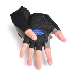 Luvas de malha respirável, luva de alta elasticidade, metade dos dedos, esportes ao ar livre, ciclismo, resistente ao desgaste, antiderrapante, estilo verão - Image 1