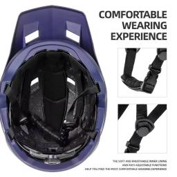 Batfox mtb dh capacete de ciclismo ultraleve estrada mountain bike bicicleta integralmente moldado capacete das mulheres dos homens ultraleve moto cruz - Image 5