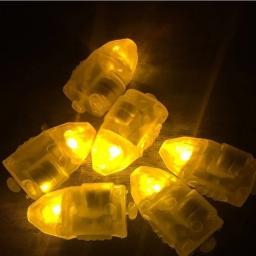 Luminosa LED balão luz, interruptor intermitente, bala colorida, 10pcs set - Image 5