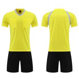 Novos uniformes de árbitro de futebol das mulheres dos homens juiz profissional camisas shorts terno bolso fatos de treino roupas personalizadas - Image 6