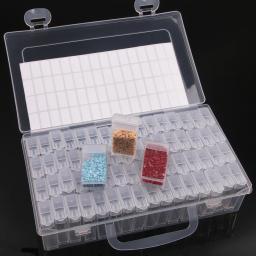 5d diy ferramentas de pintura diamante acessórios caixa armazenamento recipiente diamante bordado acessórios caixa broca recipiente mosaico caso - Image 1