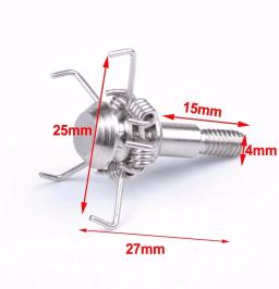 Aço inoxidável Judo Broadheads Parafusos, Seta Ponto, Caça Archery Acessório, 6pcs - Image 6
