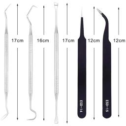 Vinil ervas daninhas Ferramentas Set para DIY, Precision Hand Craft, Silhuetas Básicas Cameos, Handmade Acessórios, 1 5Pcs - Image 4
