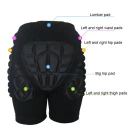 Crianças 3d almofada protetora hip eva calças curtas esqui snowboard patinação equitação equipamentos de proteção resistência à queda protetor acolchoado - Image 6