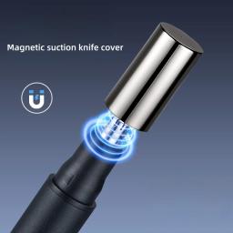2025 NOVO! Xiaomi 3 em 1 elétrica nariz orelha aparador de pêlos para homens indolor recarregável costeletas sobrancelhas barba máquina de cortar cabelo barbeador - Image 3