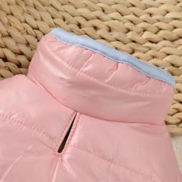 Casaco reversível para cães de inverno, impermeável, espessado, roupas quentes para cães pequenos e médios, traje de gato, casaco de buldogue francês - Image 4