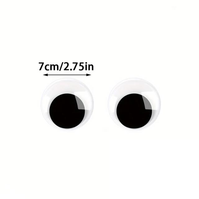 Adesivos Infantis Não-Dessecantes com Design de Olhos de Desenhos Animados para Decoração de Geladeiras e Brinquedos DIY