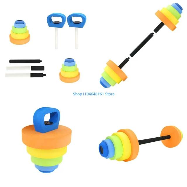 Halteres Aquáticos Ajustáveis para Piscina - Brinquedo Fitness Infantil