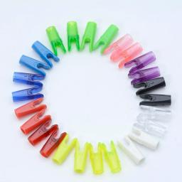 30 peças, nocks de pino de seta de plástico para arcos recurvos de tiro com arco, tamanho l, 3.2mm, 4.2mm, eixo de 6.2mm - Image 1