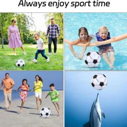 Bola de praia inflável para meninos e meninas, futebol, futebol, verão, piscina, jogo de festa, 16 Polegada, 1pc - Image 6