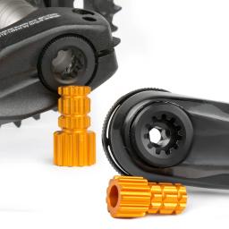 Axi ferramentas de reparo de bicicleta 2 em 1 ferramenta de remoção de tampa de manivela para xtr m9100 suporte inferior ferramenta de remoção de parafuso de manivela - Image 1