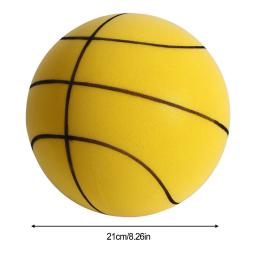 Espuma silenciosa de basquete para crianças, bola de esportes indoor, brinquedos mudos ao ar livre, salto silencioso, bebê, 21 cm, 18cm, 1pc - Image 6