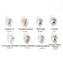 Gota Strass Cristais De Vidro Pedras Acessórios De Vestuário Glitter Jóias Decoração Gems Contas De Vidro Artesanato De Diamante 50Pcs - Image 6