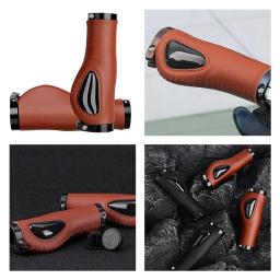 Punhos de bicicleta à prova de choque, borracha macia, acessórios de equitação confortáveis, antiderrapantes, mountain bikes, scooters, 1 par - Image 4