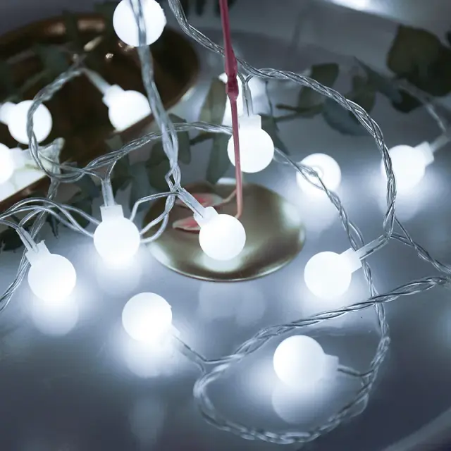 Luzes LED Fairy String Bateias para Decoração de Festas, Casamentos e Natal - 1,5m e 3m para Ambientes Internos e Externos