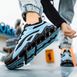 Sapato Masculino Tênis Masculinos, Casuais, de Luxo, Confortáveis, Tênis de Treinamento, Respiráveis, Estilo Mocassim, de Corrida - Image 6