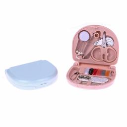 Mini Box De Costura Portátil, Conjunto De Costura, Estojo De Armazenamento De Agulha, Botões, Pins Storage Box, Acessórios Para Ferramentas De Costura, 7x6.5cm, 1 Conjunto - Image 1