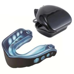 Protetor Dentário Boxe Mouthguard, Aparelho Ortodôntico, Treinador Com Caixa, Guarda Esportiva, Cinta De Boxe - Image 1