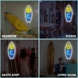 Prancha De Surfe Luzes De Sinal De Neon, Sinais LED, Quarto, Loja De Negócios, Decoração Para Os Amantes Do Surfista, Presente - Image 5
