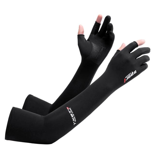 Luvas Longas para Ciclismo: Protetor Solar e Sensação Refrescante para Esportes ao Ar Livre no Verão