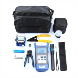 Kit de ferramentas de fibra FTTH com fibra óptica Cleaver, três portas fibra stripper, FTTH, CFS-3, 10mw VFL, 13PCs, AUA-7S - Image 4