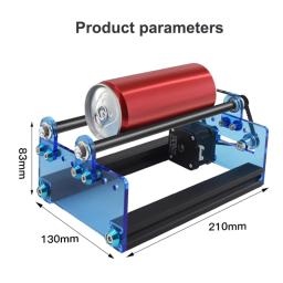 Rolo de gravação a laser para objetos cilíndricos, impressora 3D, rotativo do eixo Y, rotação de 360 ° - Image 2