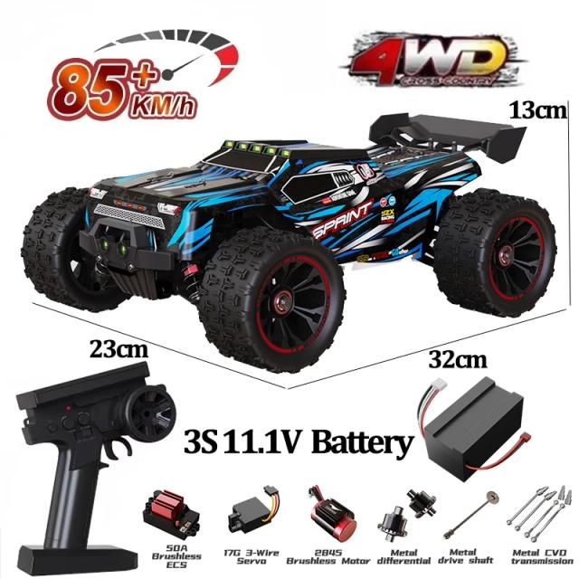 TSRC 9522PRO Carro RC Brushless 85KM/H 1:16 4WD Off-Road