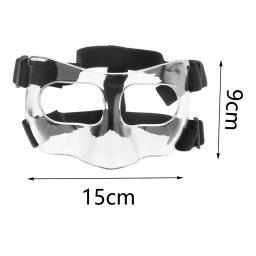 Máscara de escudo facial de basquete para homens e mulheres, máscaras de treinamento esportivo, nariz e rosto para adultos - Image 2