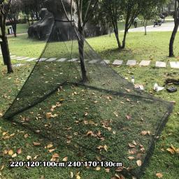 Mosquiteiro preto para acampamento ao ar livre, tenda portátil leve, tamanho família S e L - Image 2