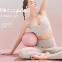 25cm mini bola de yoga fitness pilates reduzir bola gorda grosso à prova de explosão pvc antiderrapante ginásio treinamento em casa bola de exercício - Image 1