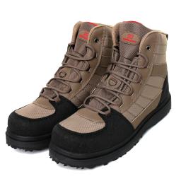 Botas de pesca antiderrapantes leves masculinas, sola de borracha, fundo de borracha de caça, sapatos com metal Studs - Image 3